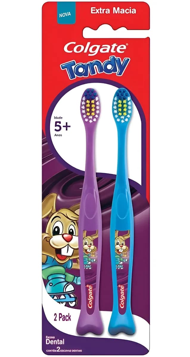 Escova de Dente Infantil Colgate Tandy 2 unidades
