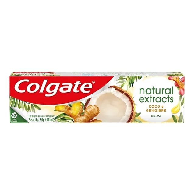 Colgate Natural Extracts Detox Pasta De Dente Em Gel Natural Extracts Detox 90g