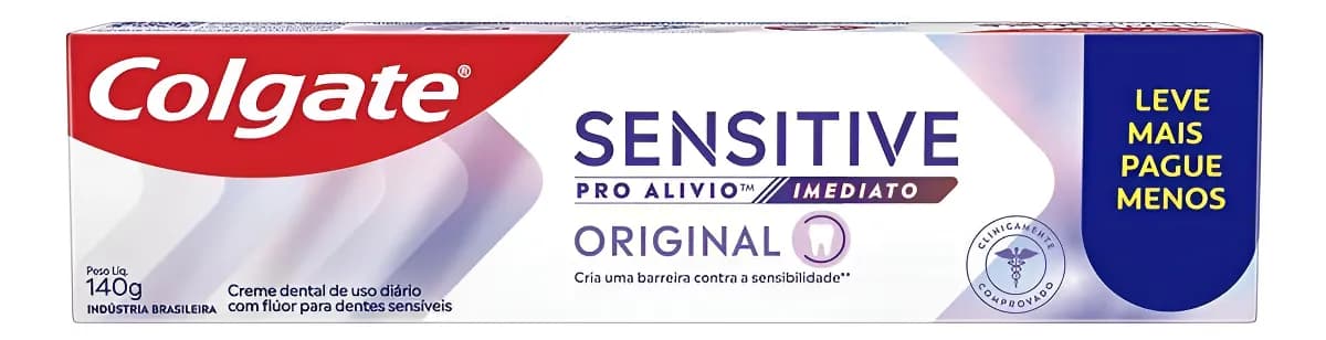 Creme Dental Colgate Sensitive Pro Alívio Imediato X 140 G