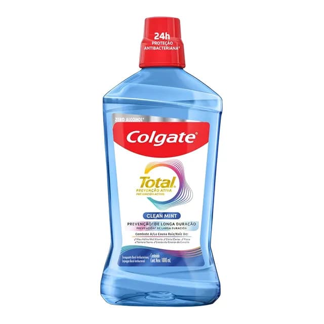 Enxaguante Bucal Colgate Total 12 Clean Mint 1000ml