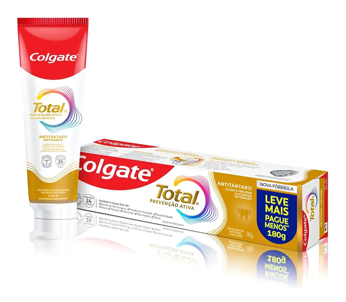 Creme Dental Colgate Total Anti Tártaro 180g