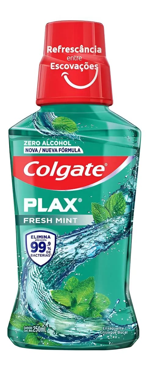 Enxaguante Bucal Plax Fresh Mint 250ml Colgate