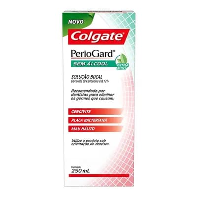 Enxaguante Bucal Colgate Periogard Sem Álcool Mint 250ml