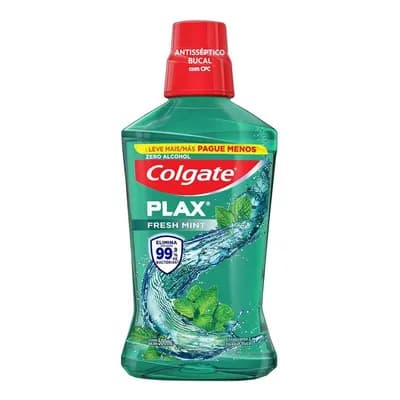 Enxaguante Bucal Colgate Plax Fresh Mint 500ml Leve 500ml Pague 350ml
