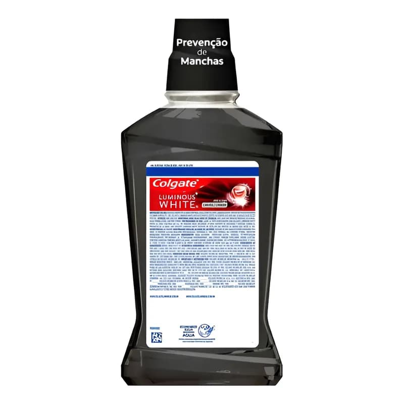 Enxaguante Bucal Luminous White Carvão 500ml Colgate