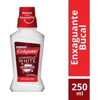 Enxaguante Bucal Colgate Luminous White 250ml