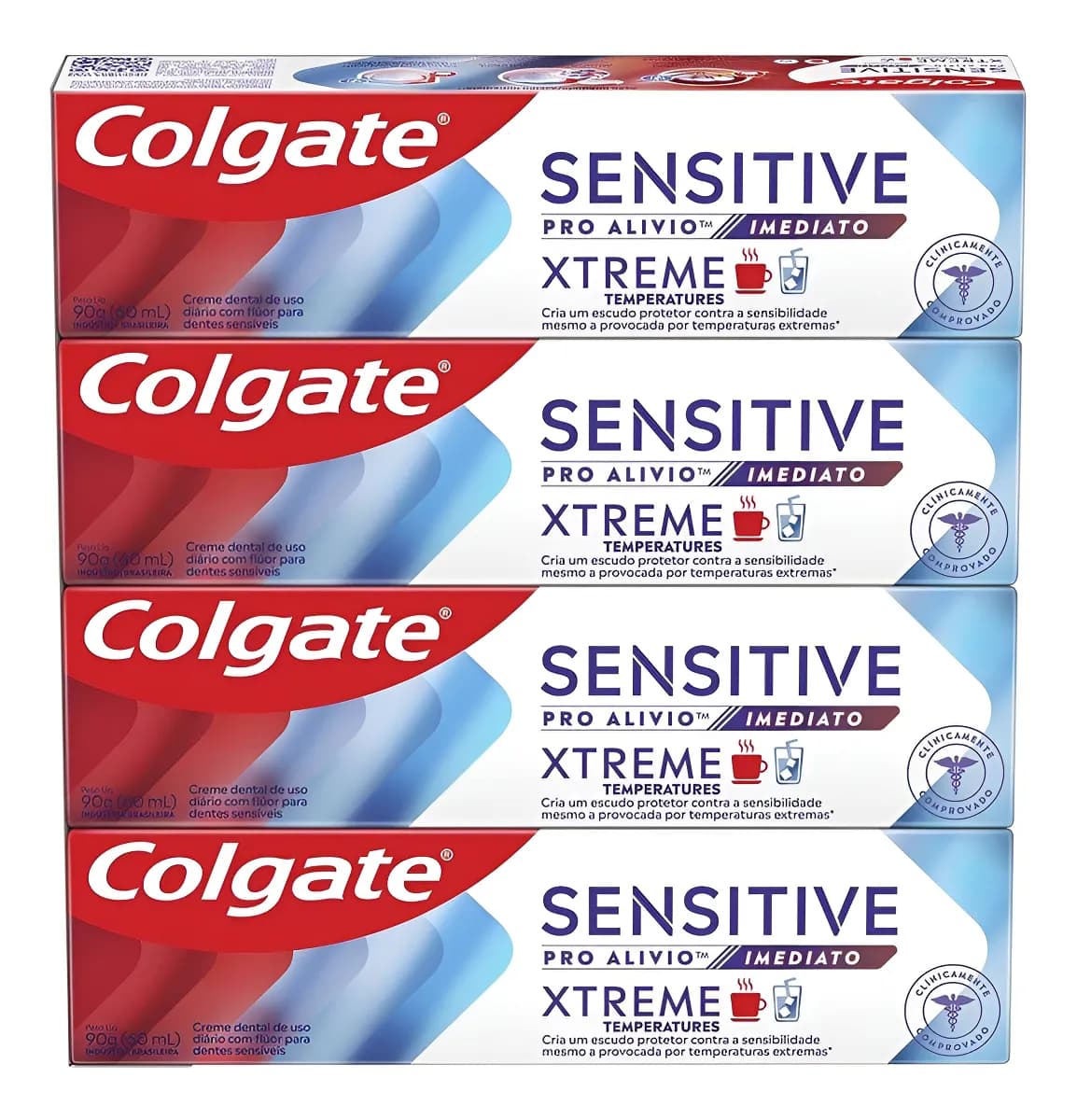 Creme dental Sensitive Pro Alívio Imediato Xtreme 4x90g